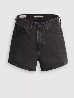Levi's Mom 80’s Black Denim Shorts